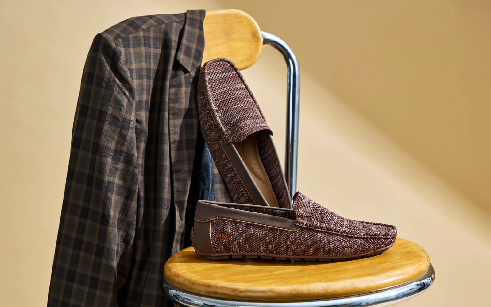 The Weave Loafers : Brown - Image 2
