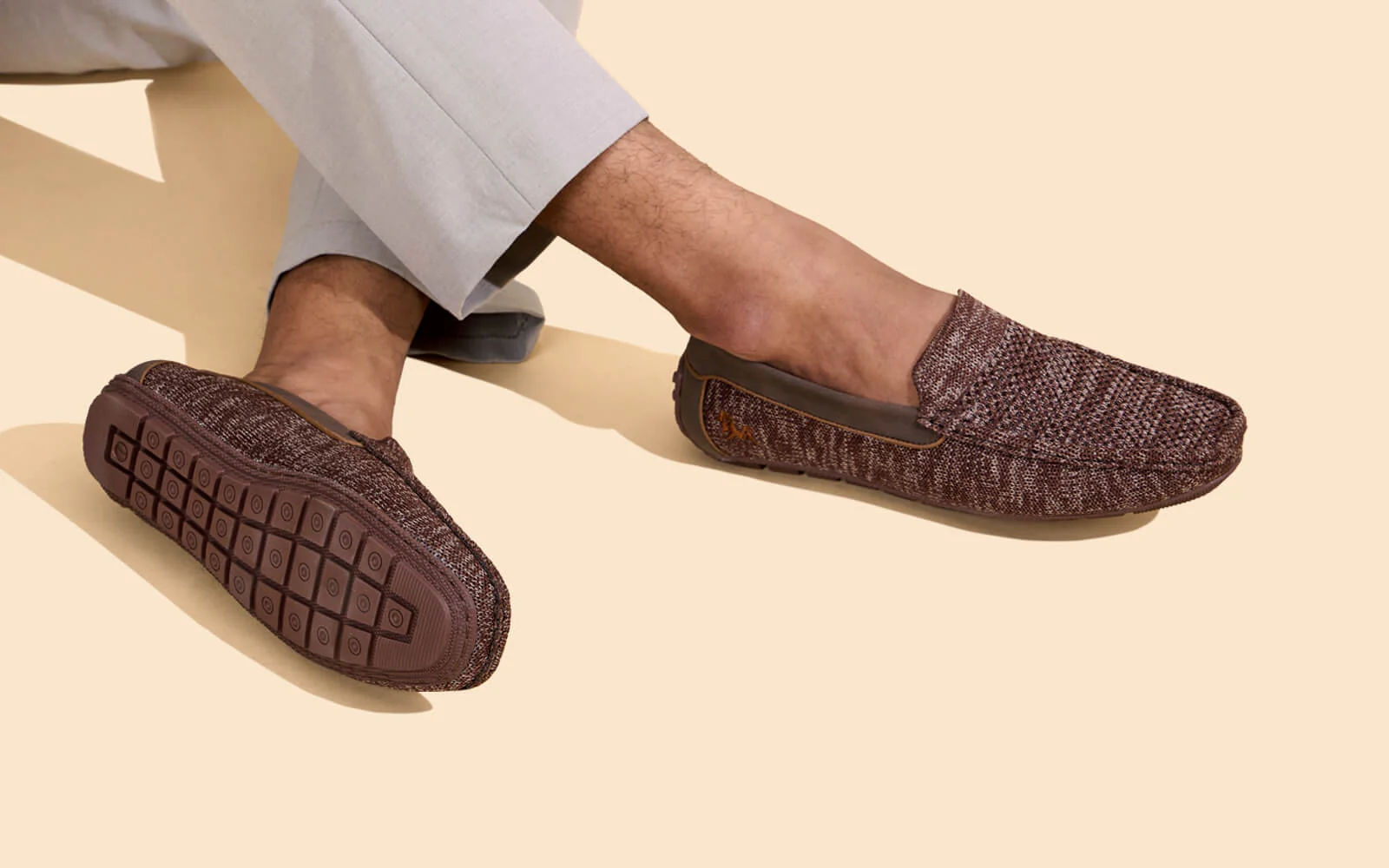 The Weave Loafers : Brown - Image 9