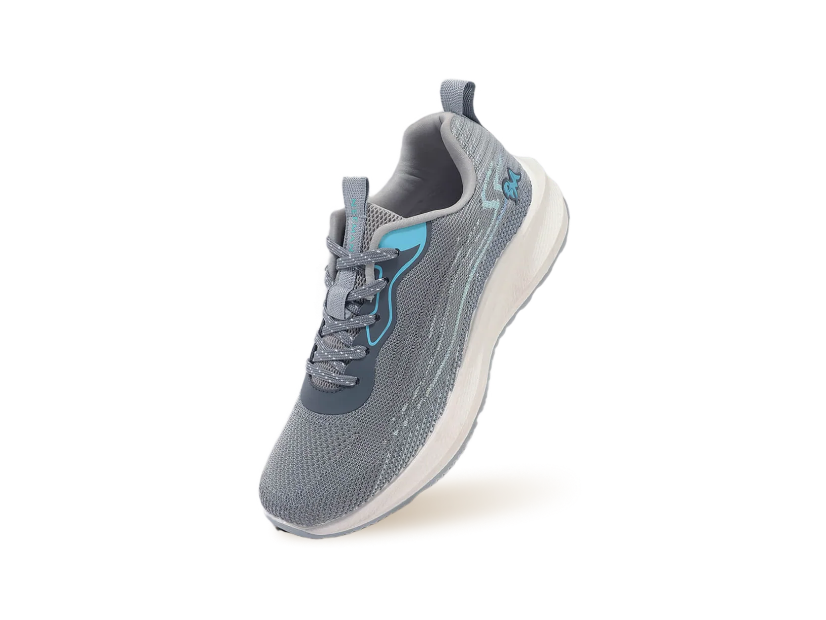 Trendy Casuals : Grey-Aqua Blue - Image 12