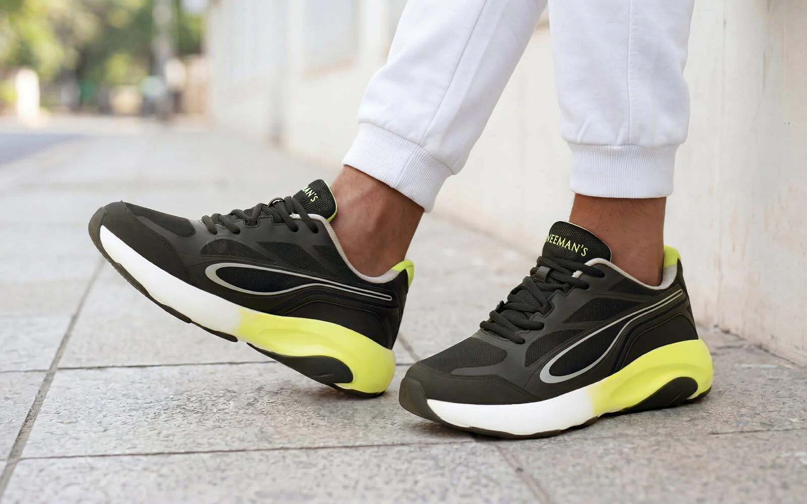 Urban Strive Sneakers For Men : Black - Image 9