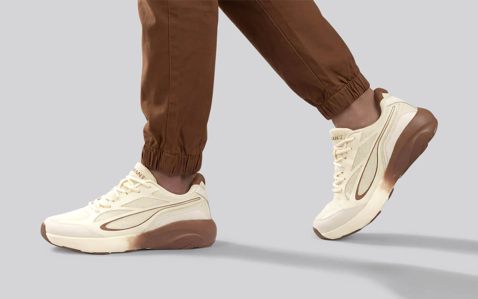 Urban Strive Sneakers For Men : Ivory - Image 7