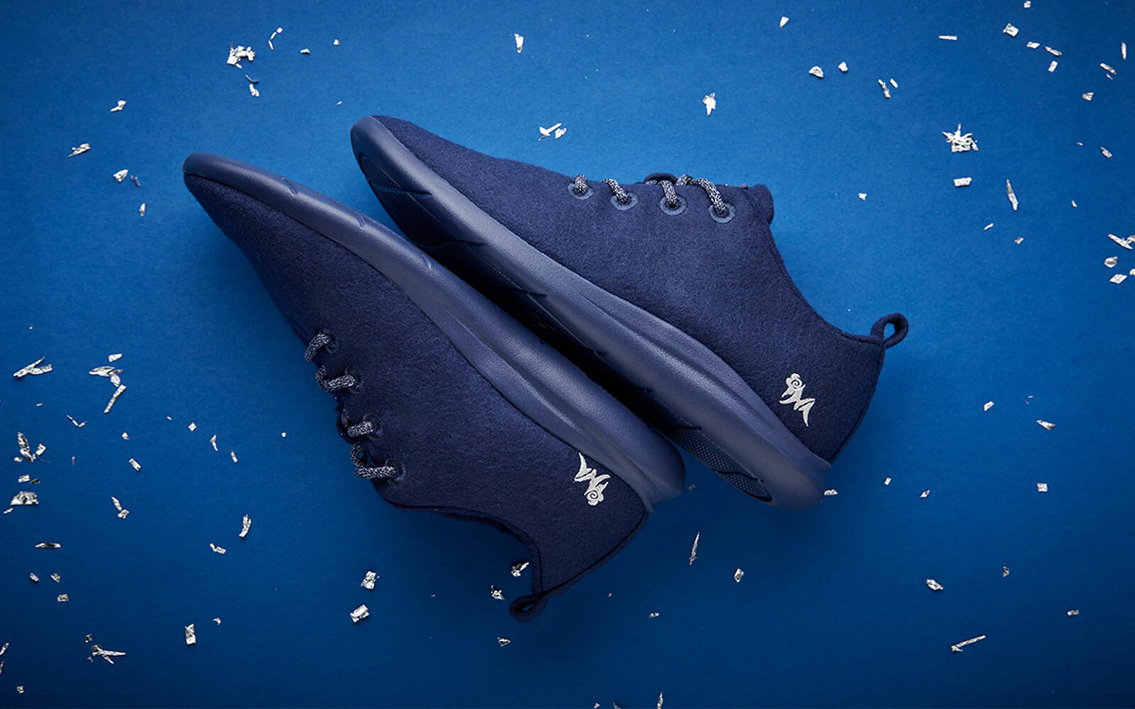Wool Joggers : Midnight Blue - Image 4